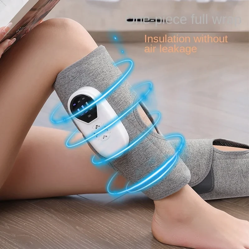 Air-compression visualization of the wrap squeezing the calf